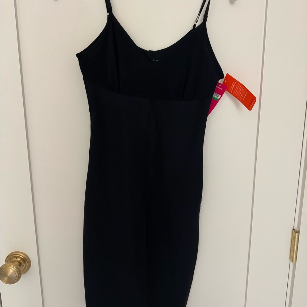 Commando black Control shapewear slip dress